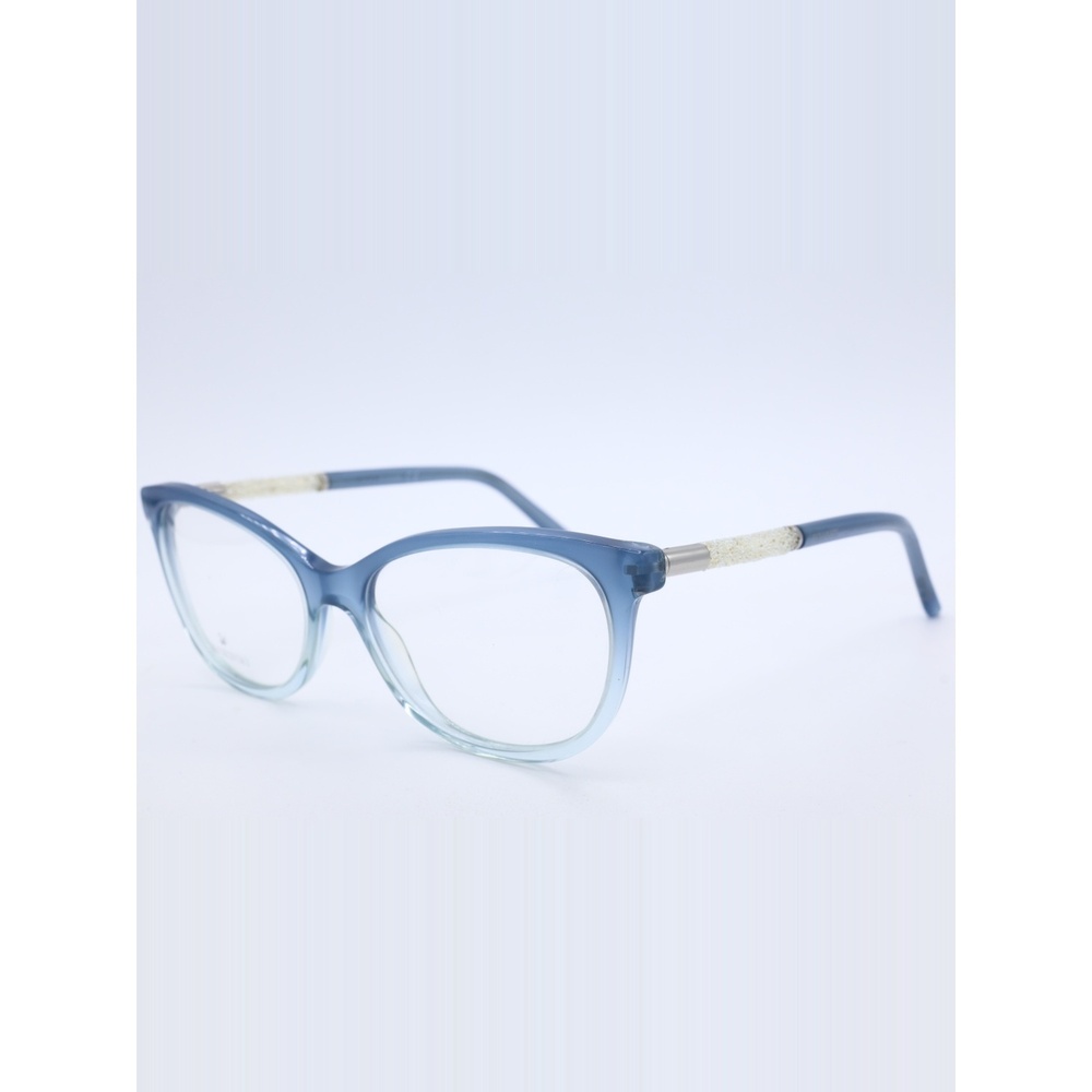 Swarovski SW5211 092 Crystal Blue Plastic Cat Eye Eyeglasses Frame 54-16-140 092